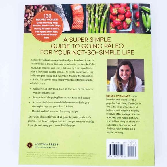 Paleo in 28: 4 Weeks, 5 Ingredients, 130 Recipes Kenzie Swanhart - Picture 2 of 2